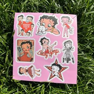 Poka Star Betty Boop Sticker Set⭐️